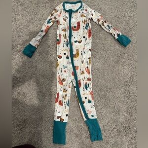 Little Sleepies Llama Love Zippie Sz 12-18m